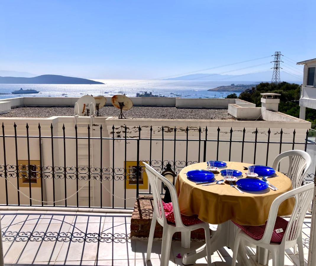 Bodrum Burcu Residence, Magnificent Sea View, Cozy, Free Otopark, Free Wifi Dış mekan fotoğraf